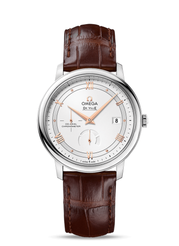 Omega De Ville Prestige Co-Axial 39.5 Power Reserve Stainless Steel / Vintage Silver